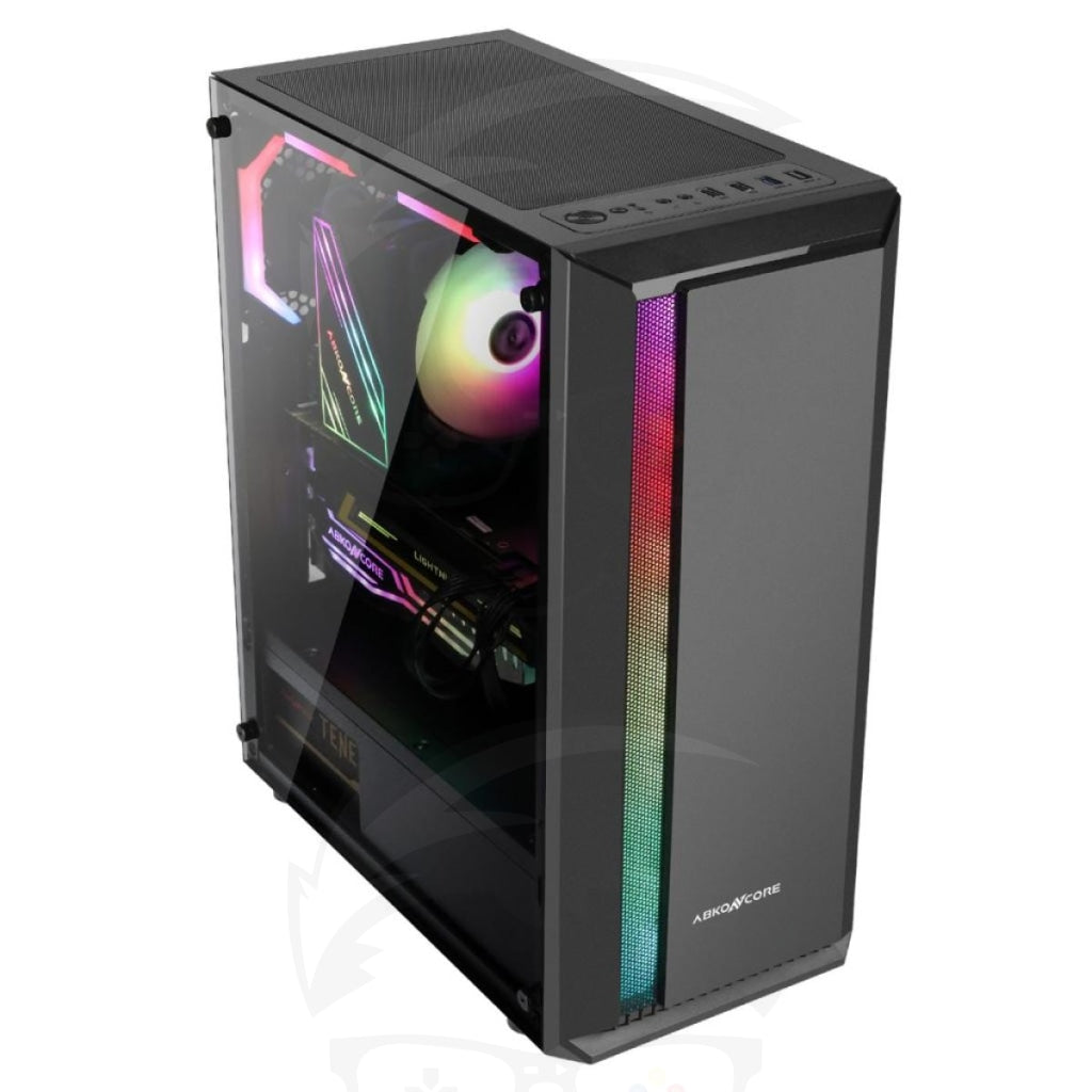 ABKONCORE L850 V1 Front RGB 1 FAN GAMING CASE ABKONCORE L850 V1 Front RGB 1 FAN GAMING CASE
